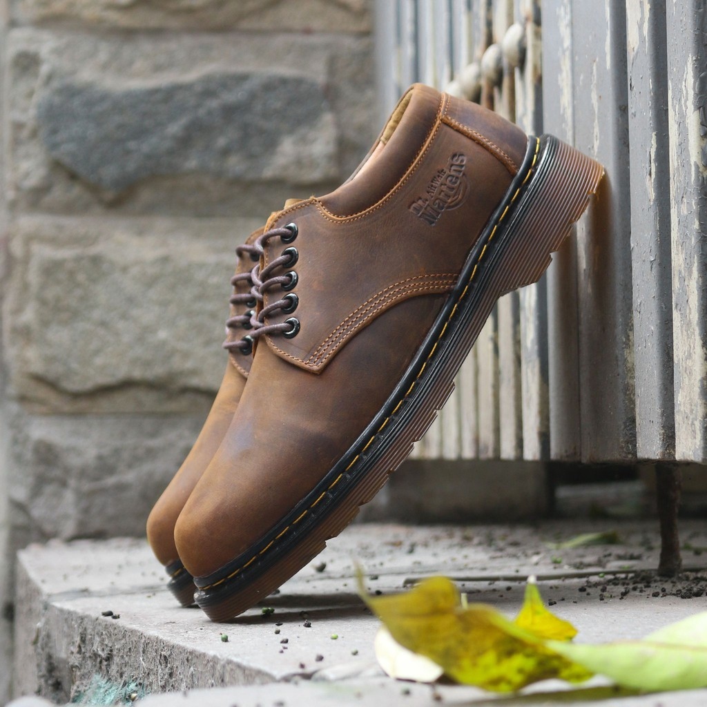 ❖  Giày Dr.8053 Crazy Horse da bò sáp nâu