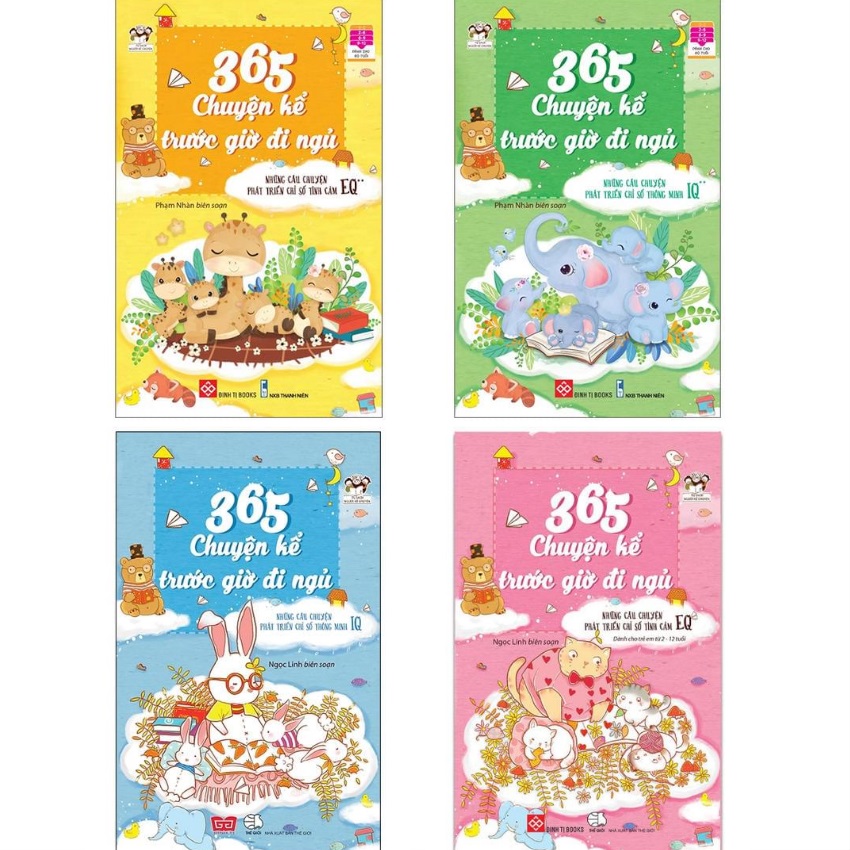 Sách - Combo 4 quyển: 365 Chuyện kể trước giờ đi ngủ