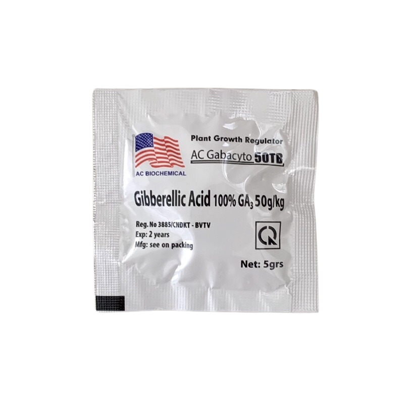 Phân Bón Lá Gibber 50TB GA3 - Gibberellic Acid 100%