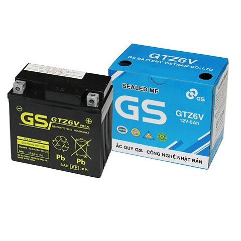 Bình ắc quy GS GTZ6V - BH 6 tháng  (010017)