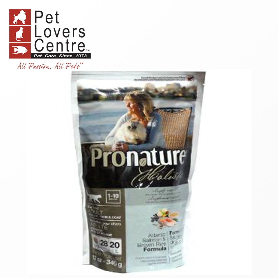 [Xuất xứ Canada]THỨC ĂN HẠT CHO MÈOPRONATURE  HOLISTIC CAT ADULT, SALMON & RICE 340g