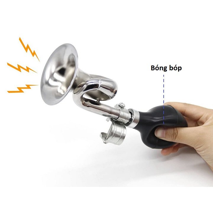 Còi hơi, kèn gắn xe đạp, oto điện trẻ em - diy973
