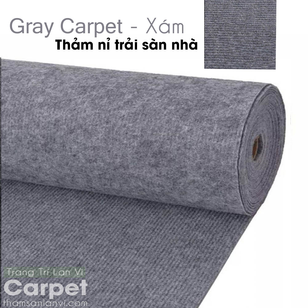 Thảm nỉ trải sàn thảm lót sàn nhà giá rẻ dày 3mm thảm trải văn phòng trải sự kiện phòng ngủ khổ rộng 2m