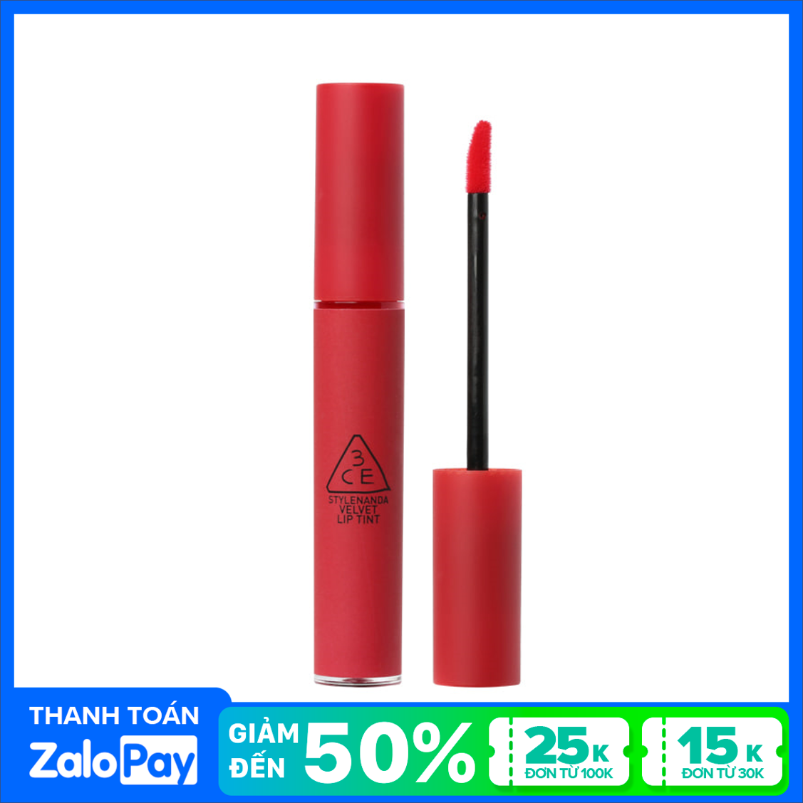 [HCM]Son kem 3CE Stylenanda Velvet Lip Tint ( son đẹp, chuẩn Hàn quốc)
