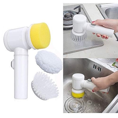 Máy vệ sinh cọ rửa làm sạch vết bẩn đa năng 5 trong 1 Magic Brush chạy bằng pin tiện dụng