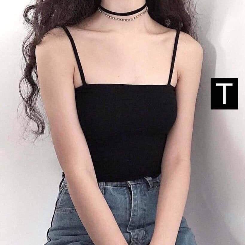 [Nguyen Dung Fashion] Áo hai dây ngang nữ chất đẹp - form body cực chuẩn