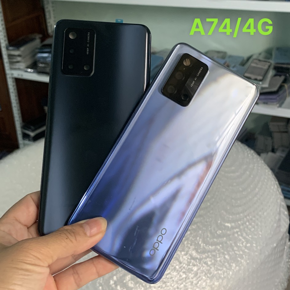 Bộ Vỏ Oppo A74 có kèm cụm kính camera và nút bấm