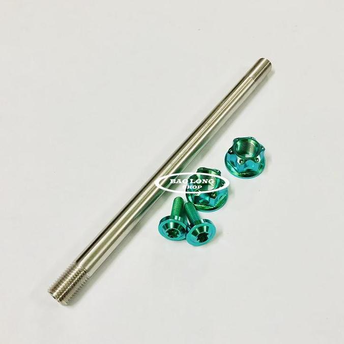 Cốt trước INOX 304 Full ốc Titan GR5 Gắn VARIO (màu Xanh Lục Bảo),Sản Phẩm Chất Lượng, Gian Hàng Uy Tín, Giá Cả Cực Tốt, Mua Ngay.
