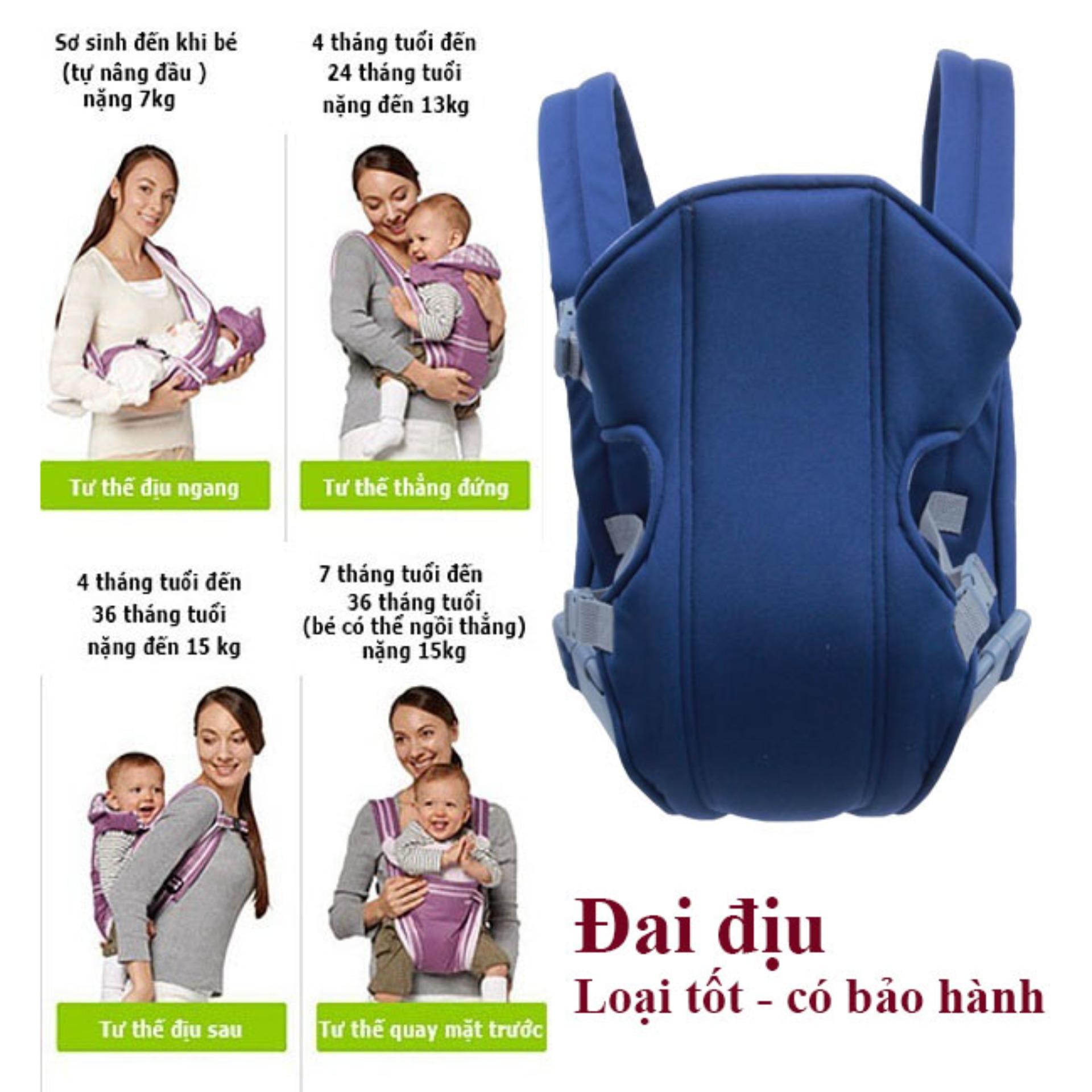 [HCM]Đai Địu Em Bé 6 Cách Dùng Linh Hoạt - Có Thể Tháo Rời Phù Hợp Cho Bé Từ Sơ Sinh Đến 12 Tháng Tuổi An Toàn Và Thuận Tiện Giúp Các Bậc Cha Mẹ Có Thể Vừa Di Chuyển Vừa Địu Con Khi Có Việc Phải Đi Ra Ngoài Hay Làm Việc