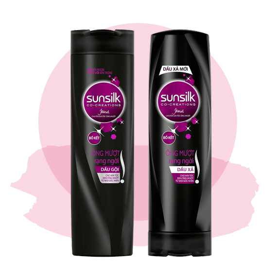 [Free ship chỉ 70k] Dầu gội, Dầu xả Sunsilk 320g Óng mượt rạng ngời và mềm mượt diệu kì