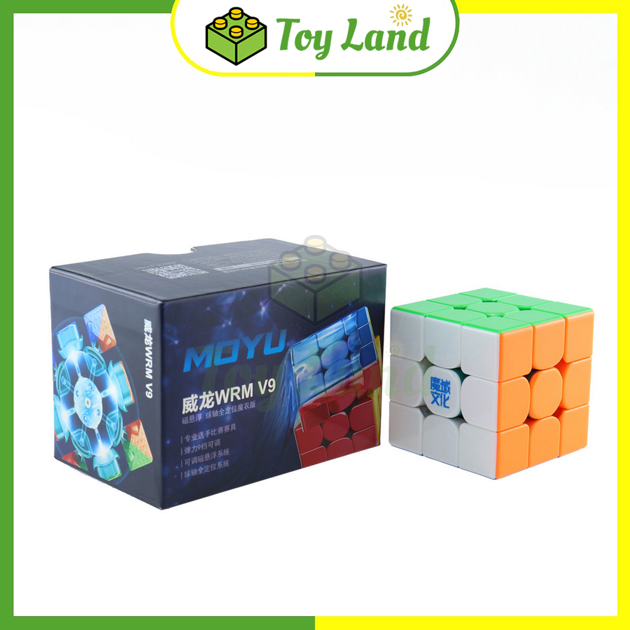 Rubik MoYu WeiLong WRM V9 3x3 Rubic WeiLong WR M V9 Cao Cấp Có Nam Châm Magnetic Maglev Ballcore UV Đồ Chơi Trí Tuệ