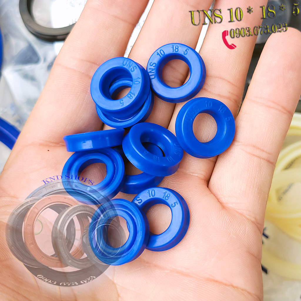 Phớt thủy lực cho Ty và Piston UN/UNS/UHS size trục từ 10mm - 220mm, phớt chắn dầu thủy lực chuyên cho máy đào, máy xúc, cẩu và xe nâng | KND Shops