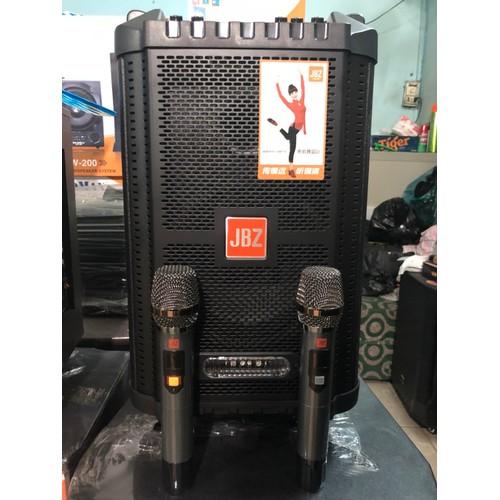 Loa kéo jbz ne 0806 bản mới nâng cấp 2019 thùng gỗ siêu hay kèm 2 mic tốt