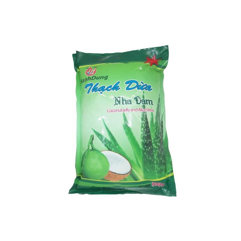 Thạch dừa nha đam hiệu Hạnh Dung 800g