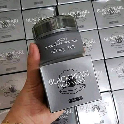 [HCM]Mặt nạ bùn khoáng Laikou Black Pearl Mud Mask