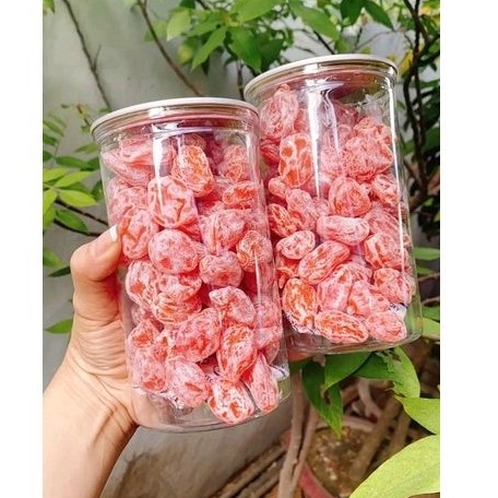 1kg ô mai xí muội đào hồng phấn chua ngọt