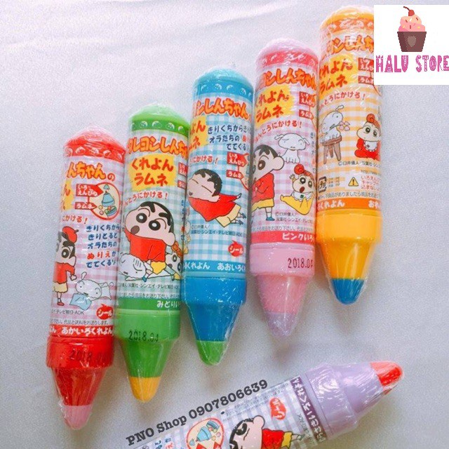 Kẹo bút chì màu Shin siêu dễ thương 14g - Nhật Bản