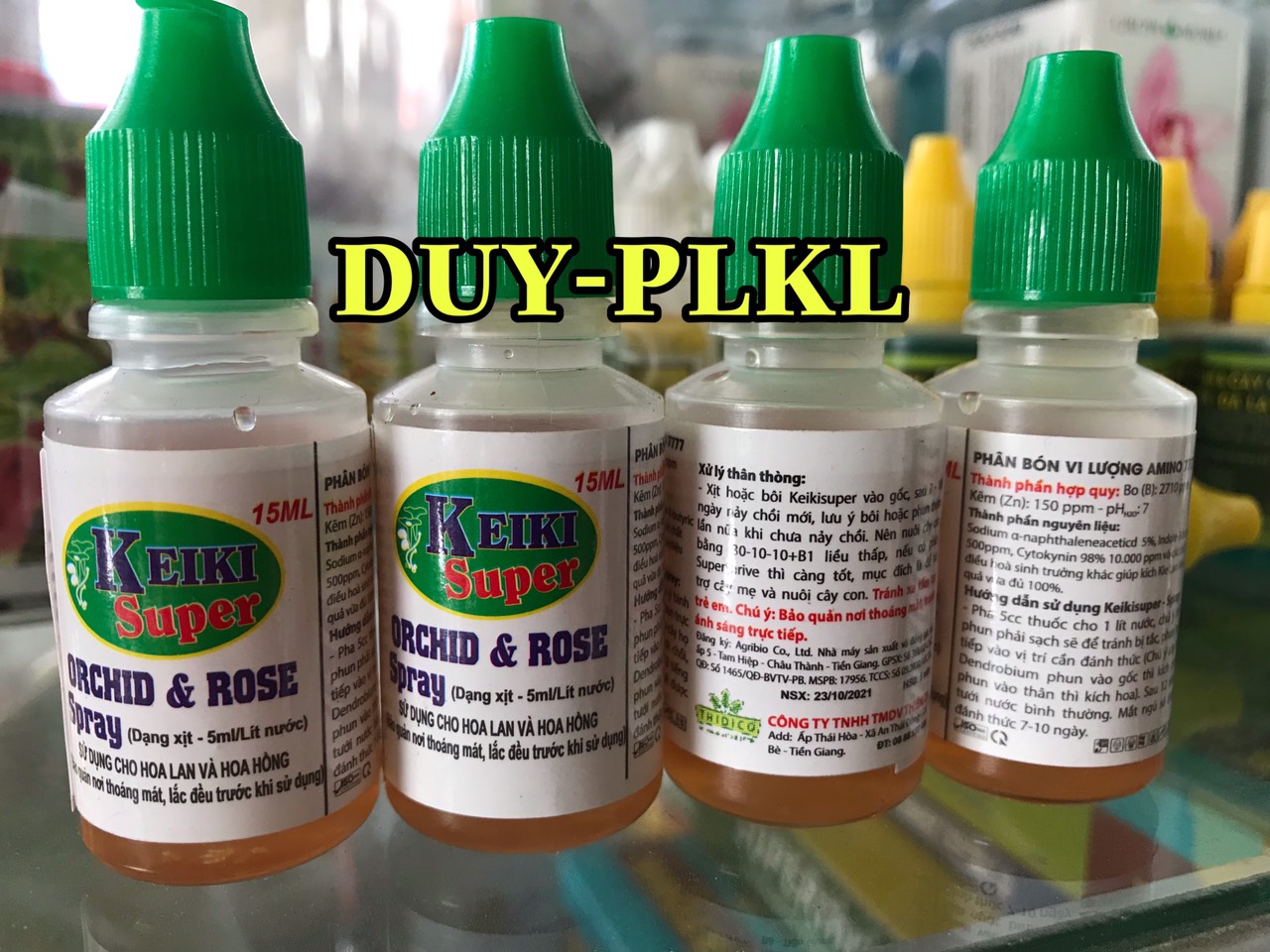 Chế phẩm keiki super - xanh - spray- 15ml. ra keiki hoa lan.