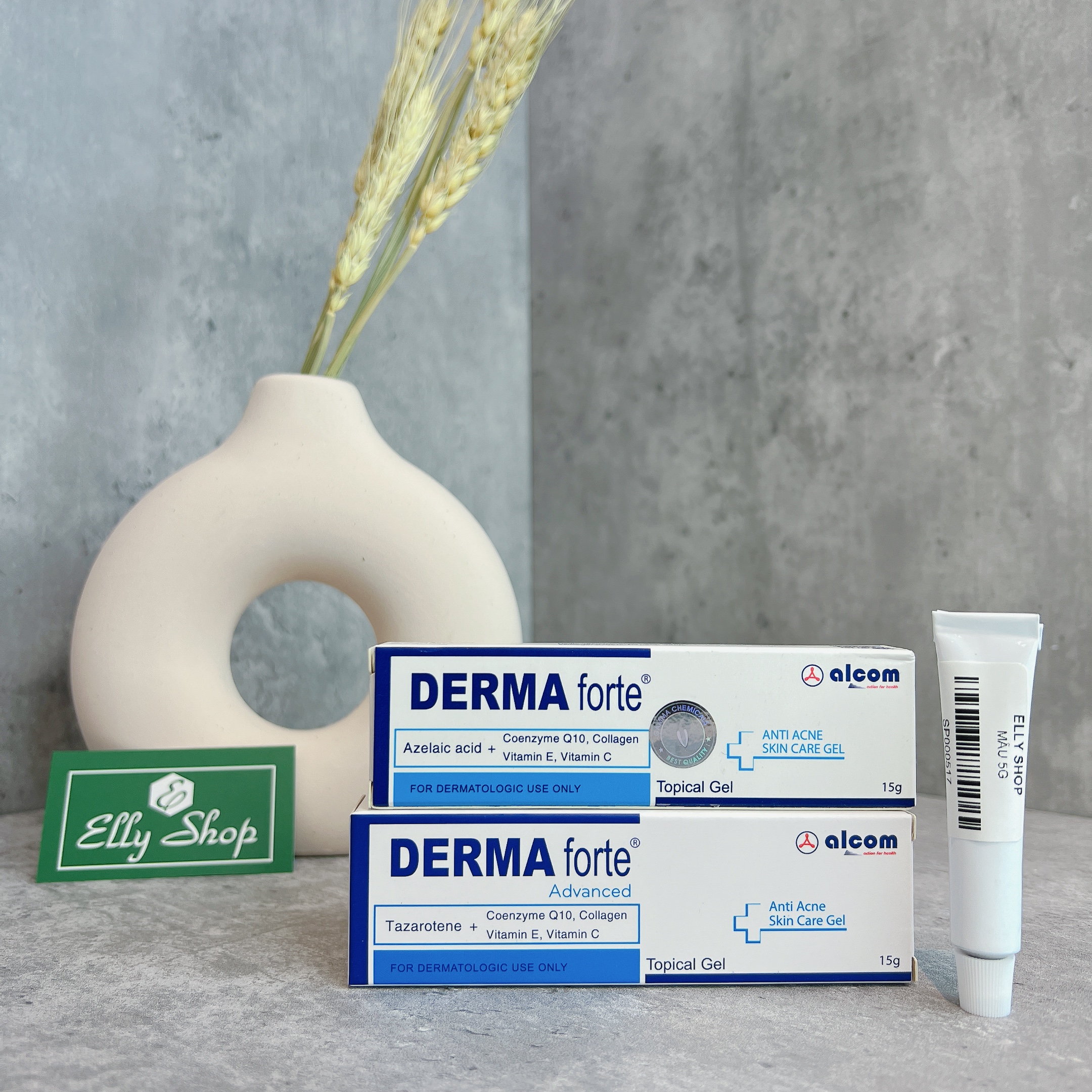 Gel Giảm Mụn Mờ Thâm Alcom Derma Forte/ Derma Forte Advanced - 15g