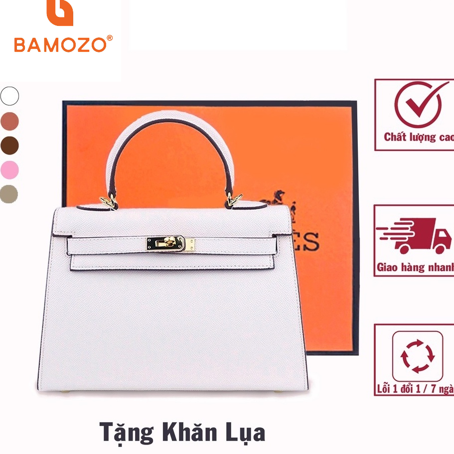 Túi xách nữ hm da gạo tặng kèm khăn phong cách hàn siêu xinh dễ phối đồ size 20
