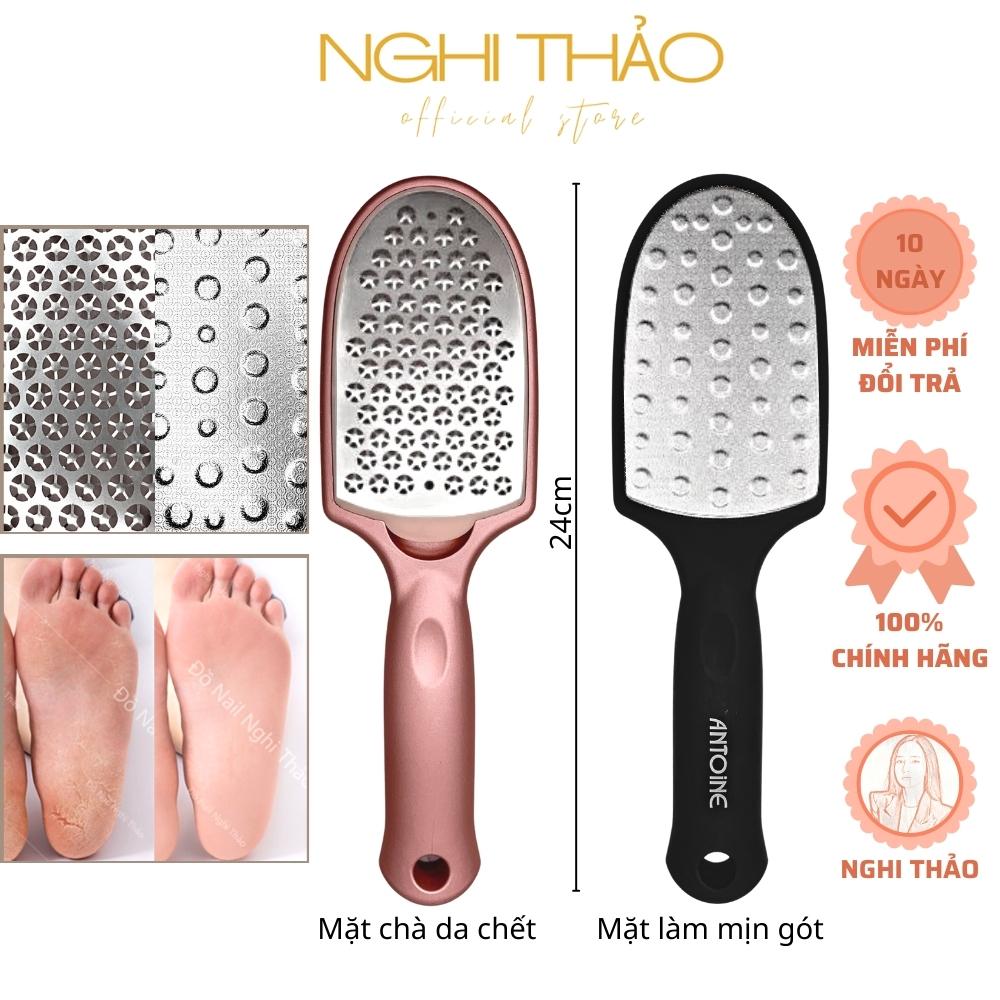 Cây chà gót chân inox đa năng 2 in 1 nghi thảo
