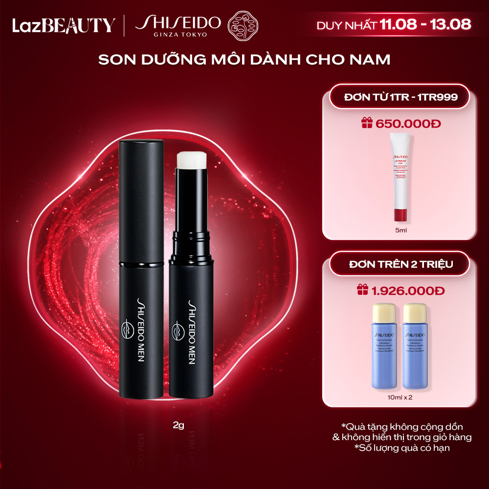 Son dưỡng môi Shiseido Men Moisturizing Lip Creator 2g