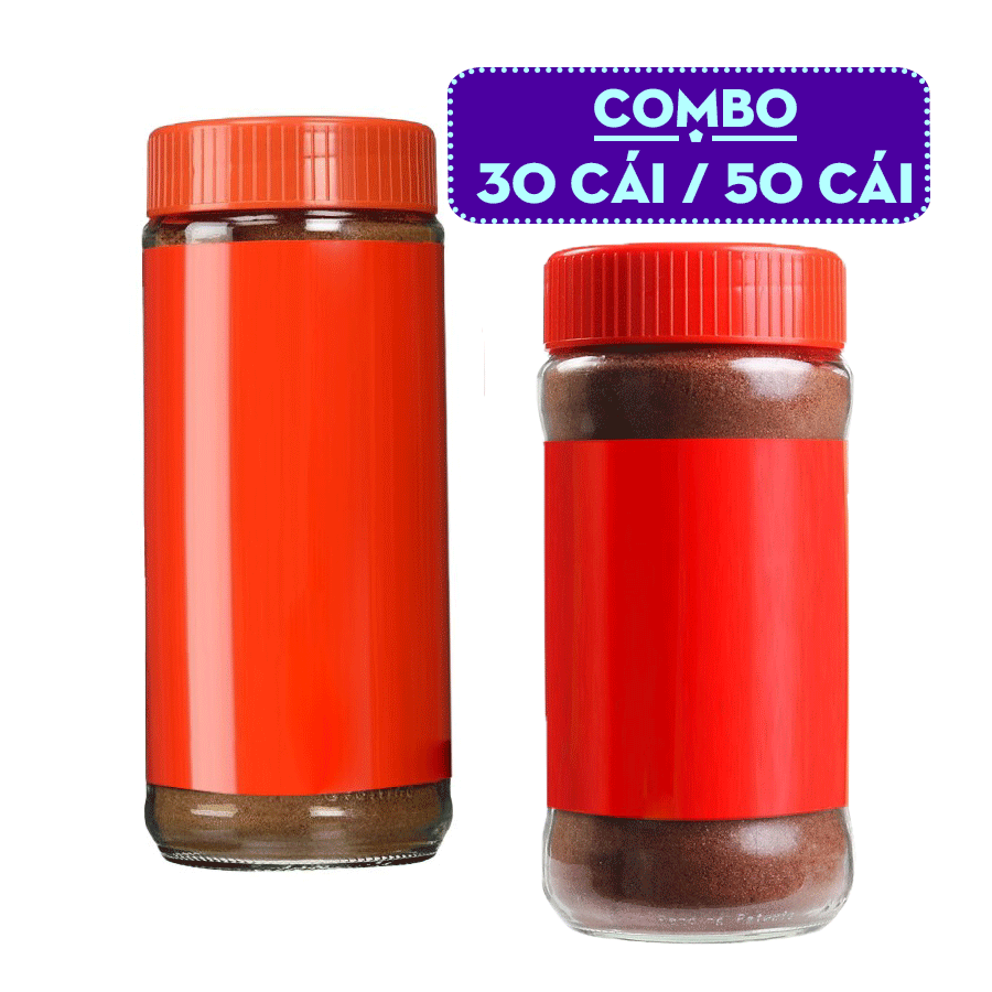 Nắp keo hũ "milo"/"ovaltine" size lớn & size trung - nắp keo hũ thủy tinh