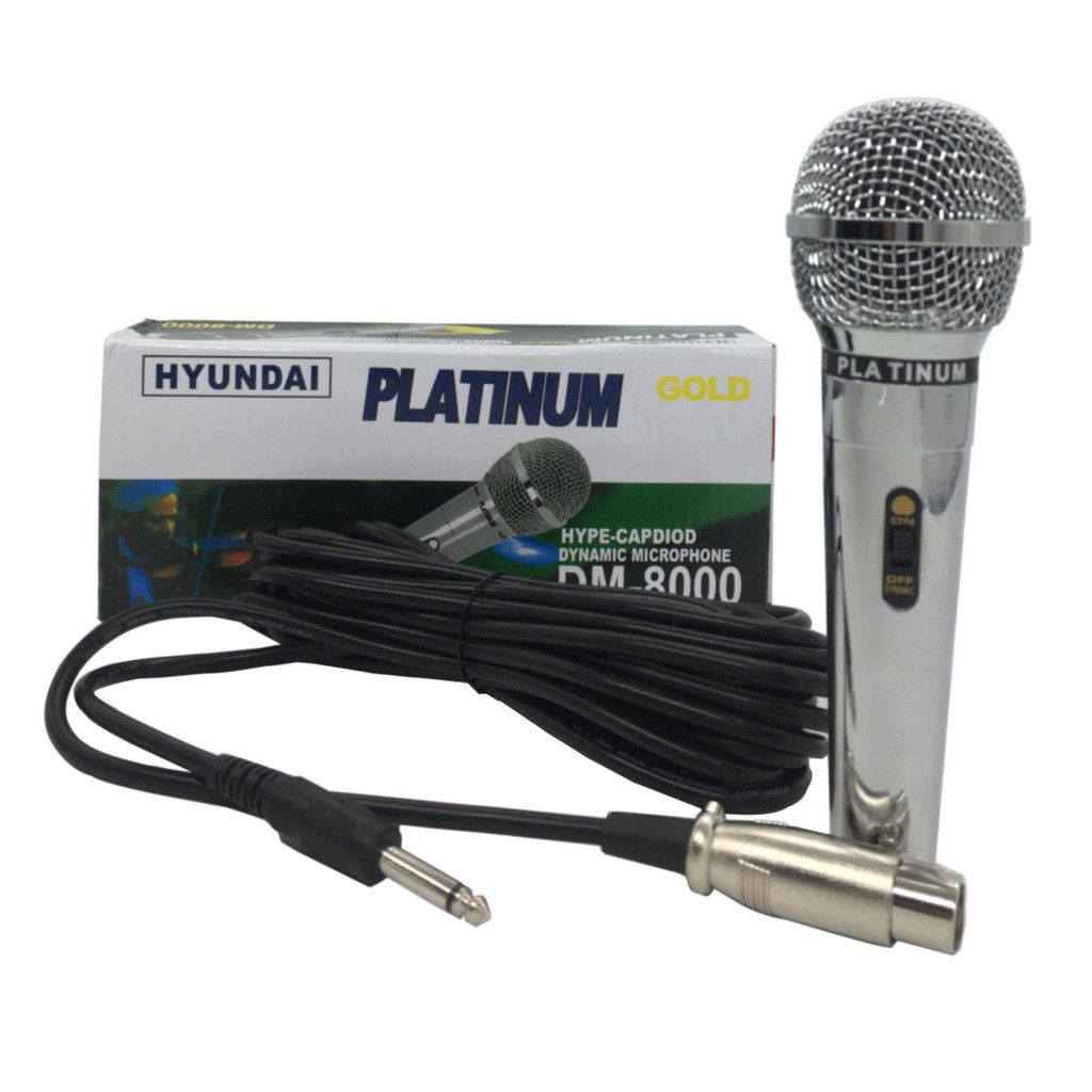 MICRO KARAOKE CÓ DÂY DM-8000 CỰC HÚT TIẾNG