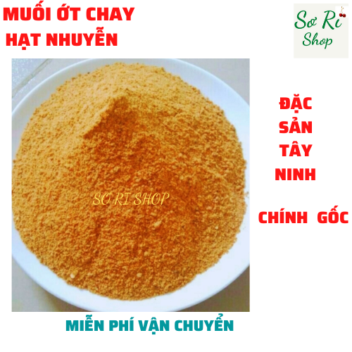2kg Muối Ớt Chay hạt nhuyễn đặc sản Tây Ninh- Muối Ớt cay vừa thơm ngon chính gốc Tây Ninh- Sơ Ri shop