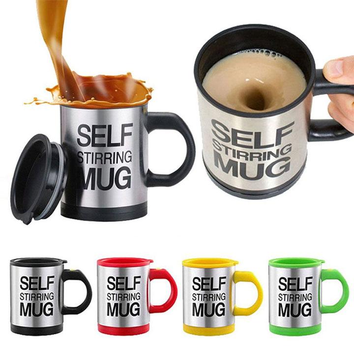 Cốc cafe - cốc tự khuấy mug không cần dùng thìa
