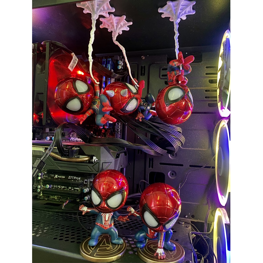 Set 5 Mô hình IronMan Spider Man Cosbaby Marvel chibi siêu đẹp-siêu dễ  thương-ngộ nghĩnh 
