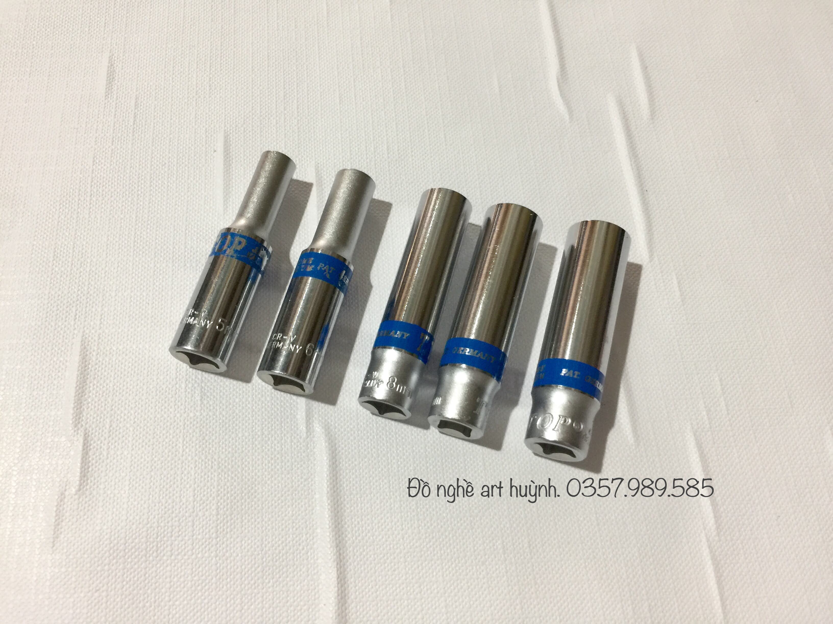 Đầu tuýp dài, đầu khẩu dài 1/4" hàng top chính hãng đủ size