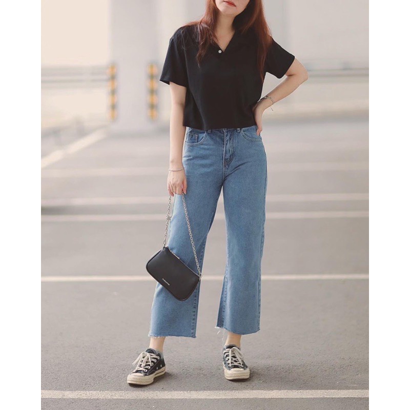 Quần Jeans lửng Ruchan