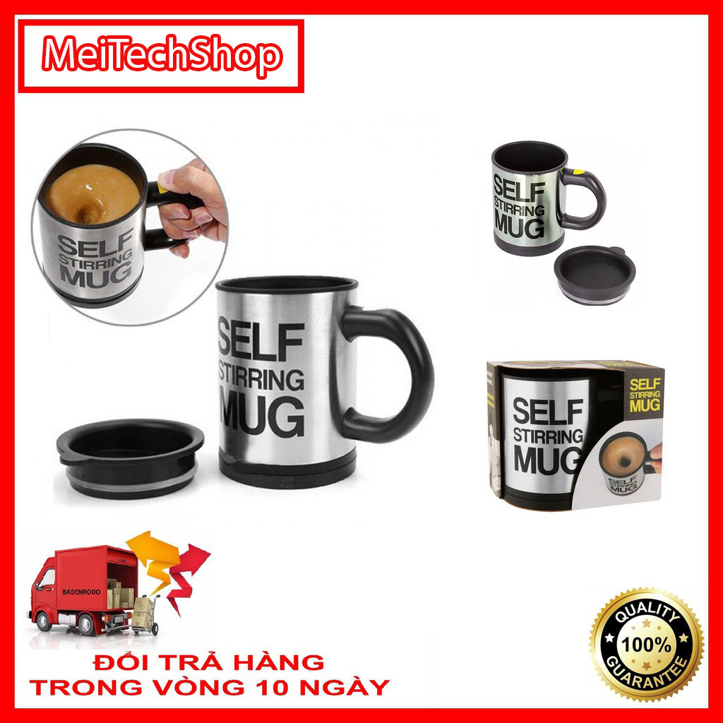 [HCM]Cốc cà phê tự khuấy thông minh Mug [có video]- anythingstore