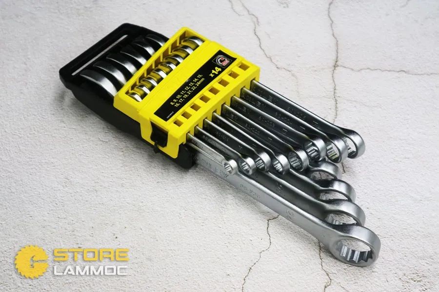 Bộ cờ lê vòng miệng 14 chi tiết 8-24mm stanley stmt78092-8