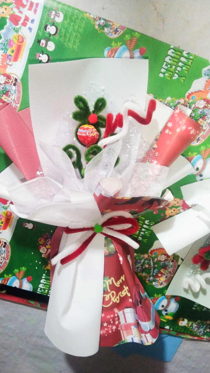 Hoa kẹo noel - tặng người yêu, bạn hs....