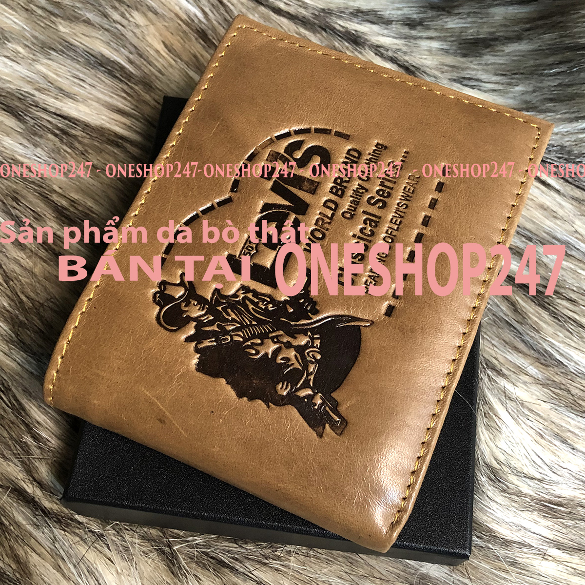 Ví nam, bóp nam a164v da bò thật - cam kết da bò thật 100% . requa shop