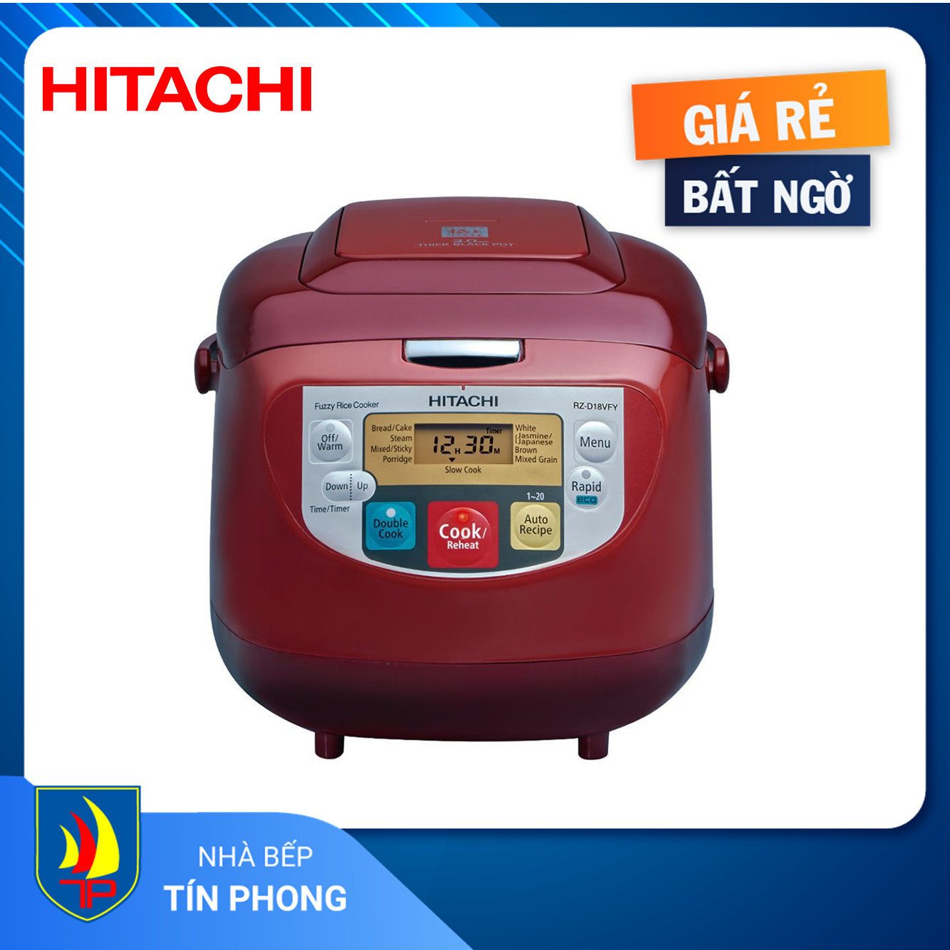 Nồi cơm điện tử hitachi rz-d18vfy