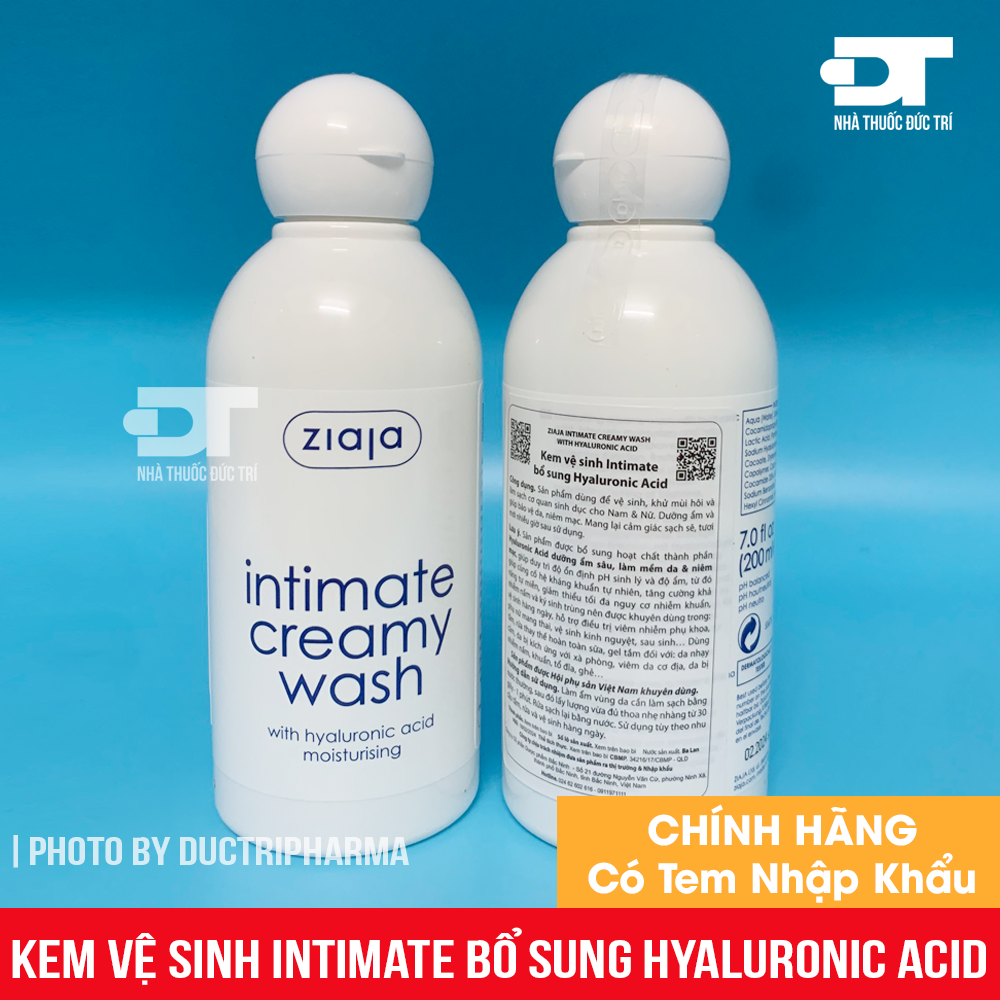 Dung dịch vệ sinh intimate creamy wash 200ml
