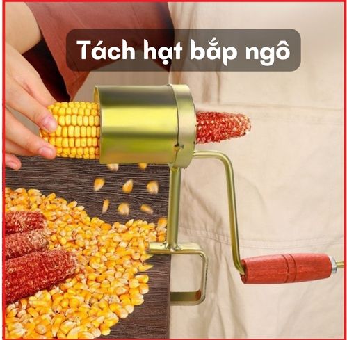 Máy tách hạt ngô, tách hạt bắp ngô, dụng cụ tách hạt bắp nhỏ gọn, tiện lợi