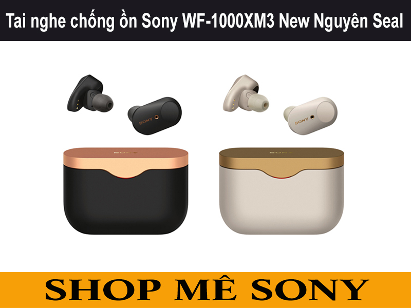 [Rẻ nhất] - Sony WF-1000XM3 New Fullbox chính hãng - Tai nghe chống ồn WF 1000XM3