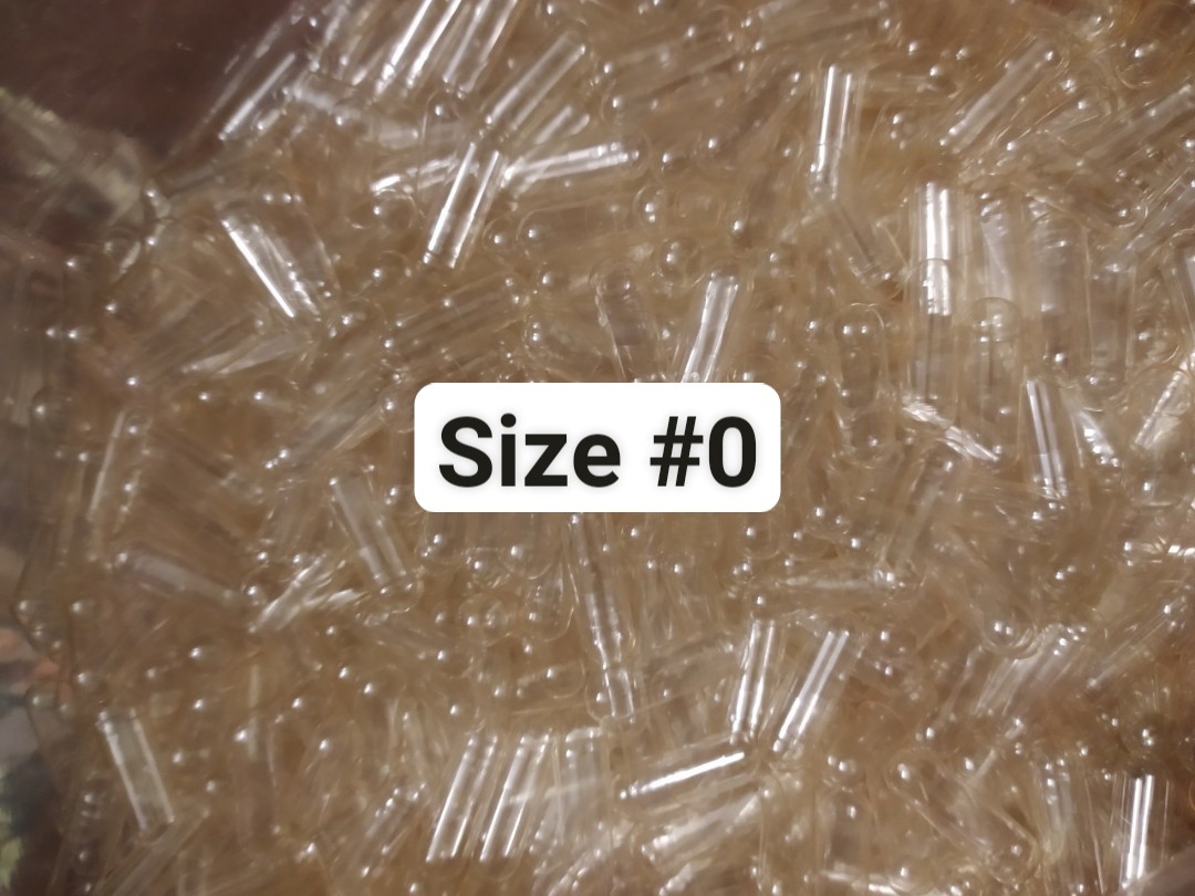 500 viên nang rỗng 50g vỏ nang rỗng gelatin empty capsule size 0