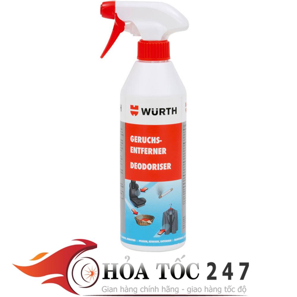 Dung dịch khử mùi nội thất đa năng wurth deodoriser 500ml