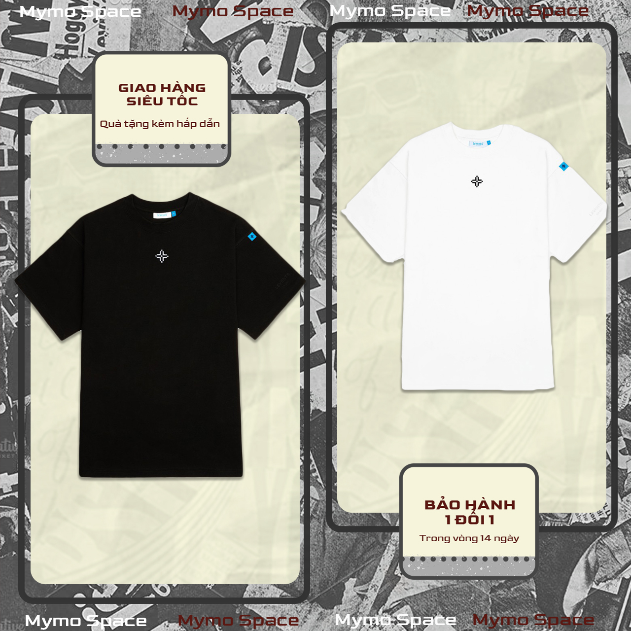 Áo thun levents thêu logo | áo thun 100% cotton| chuẩn cao cấp 1:1 local brand