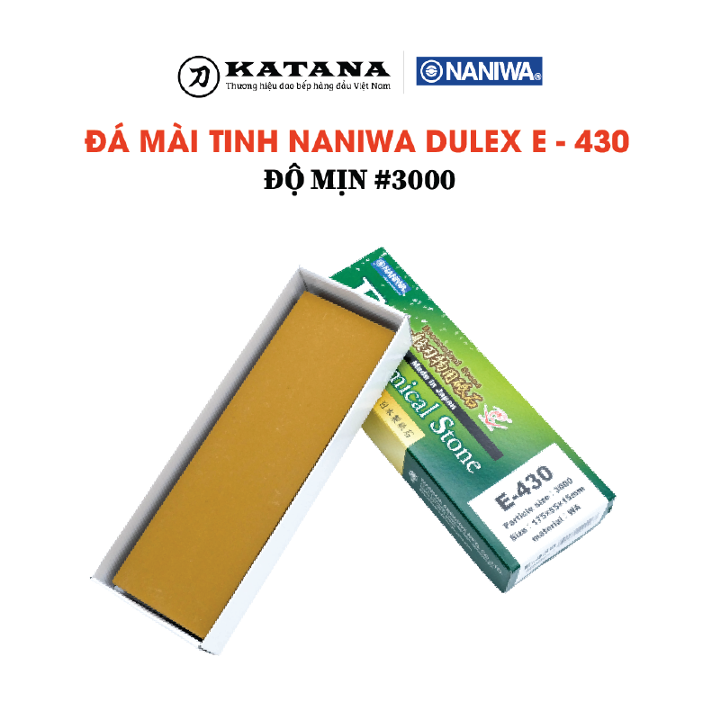 Đá mài tinh Naniwa Nhật Bản #3000 DELUX E 430 (175x55x15)