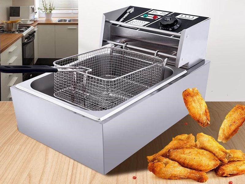 Bếp chiên nhúng điện đơn chiên gà rán, khoai tây, xúc xích - Hàng nhập khẩu cao cấp - Bảo hành 1 năm - Bảo trì trọn đời - Lỗi đổi mới 30 ngày