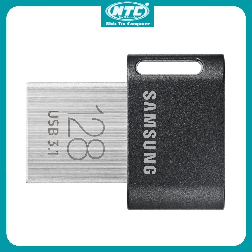 USB 3.1 Samsung Flash Drive Ultra FIT Plus 128GB 300Mb/s (Bạc) - Nhất Tín Computer
