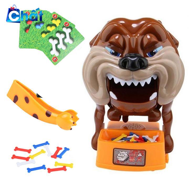 Trò chơi gắp xương chó Bull cỡ lớn có thẻ bài