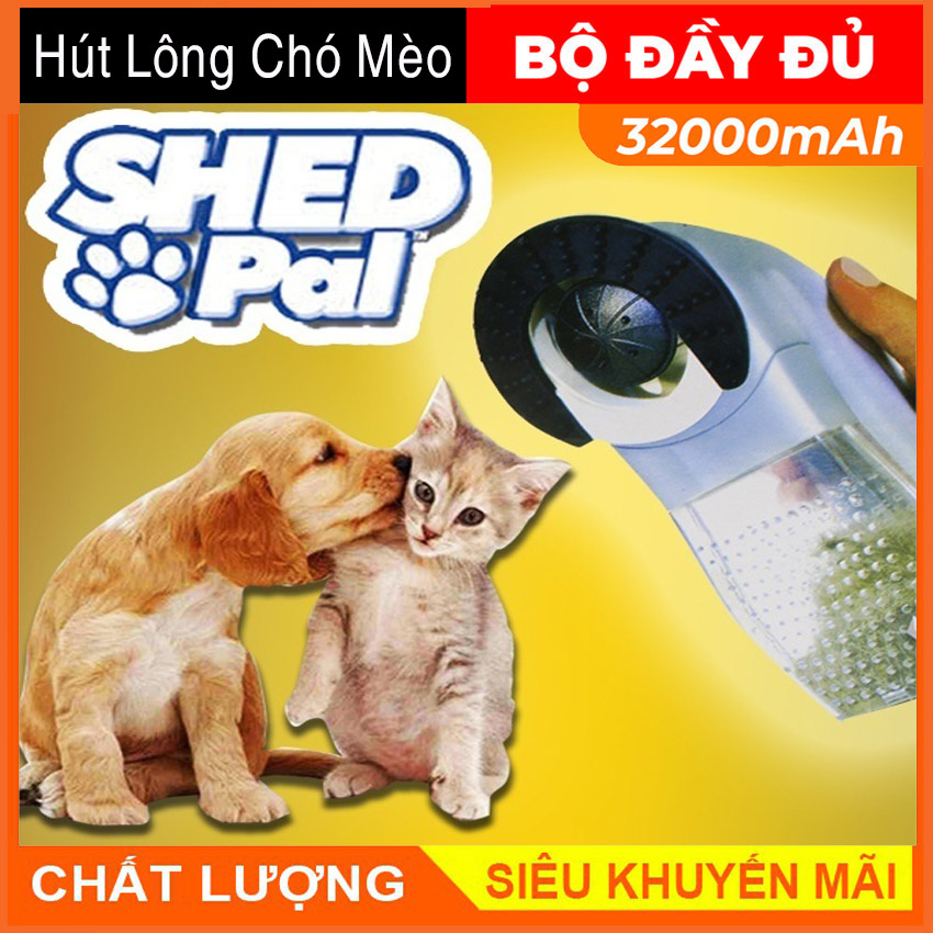 Máy Hút Lông Chó Mèo Thú Cưng Shed Pal Đa Năng Dễ Dàng Tháo Rời Vệ Sinh Kết Hợp Massage Thuận Tiện Mang Theo Dễ Cầm Nắm Và Sử Dụng Giúp Bạn Có Thể Hút Được Ở Những Góc Khuỷu Công Suất Mạnh Mẽ.