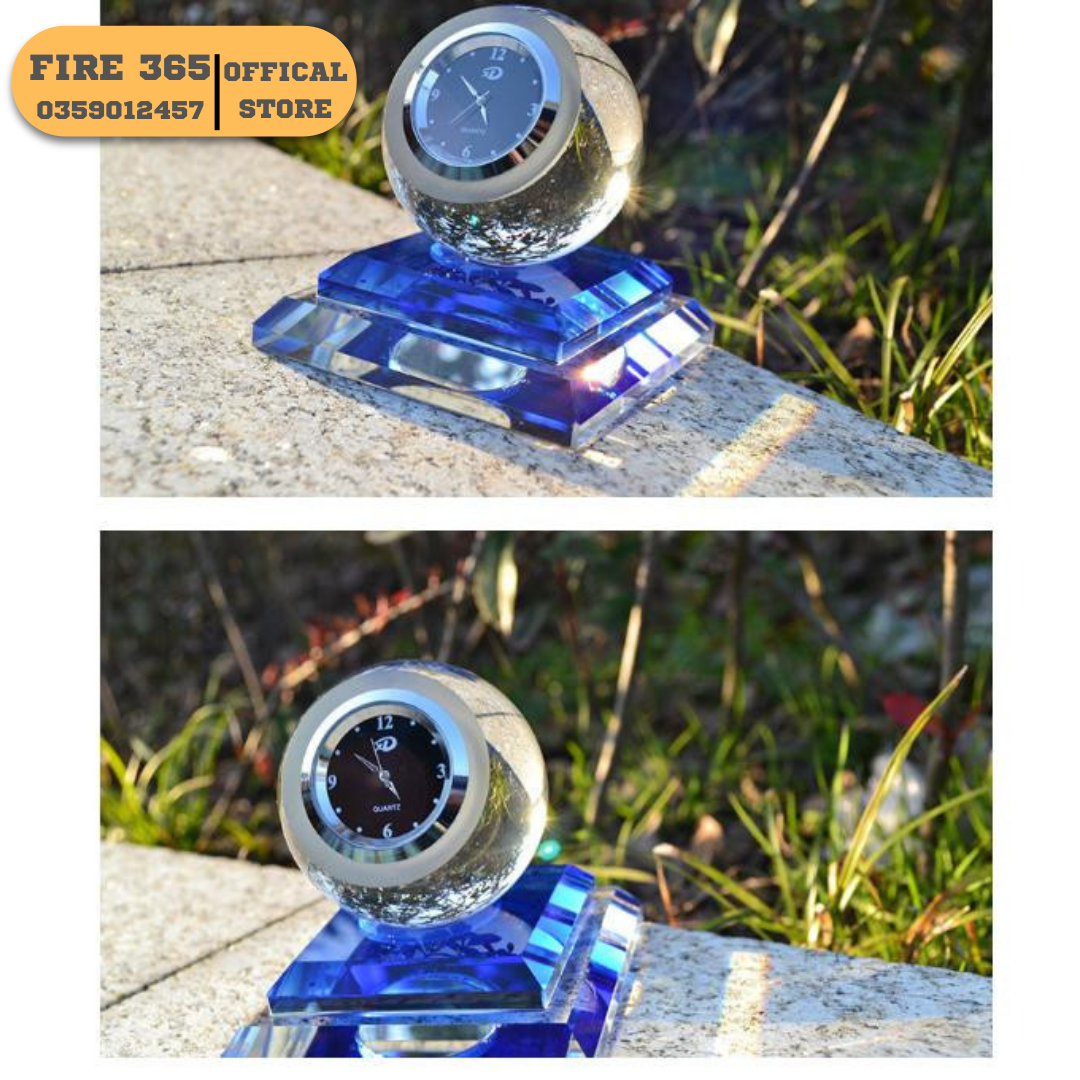 Nước hoa đồng hồ trang trí taplo ô tô - tặng kèm tinh dầu thơm